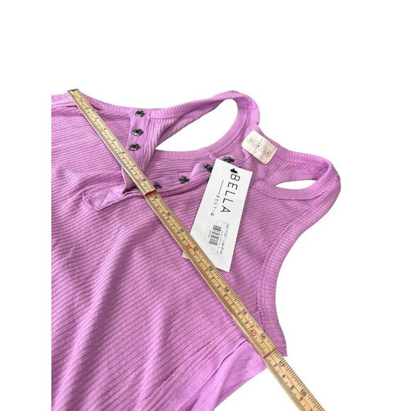 Summer Soulmates Button Tank Top S Lilac By Bella Ella Boutique - Picture 11 of 13